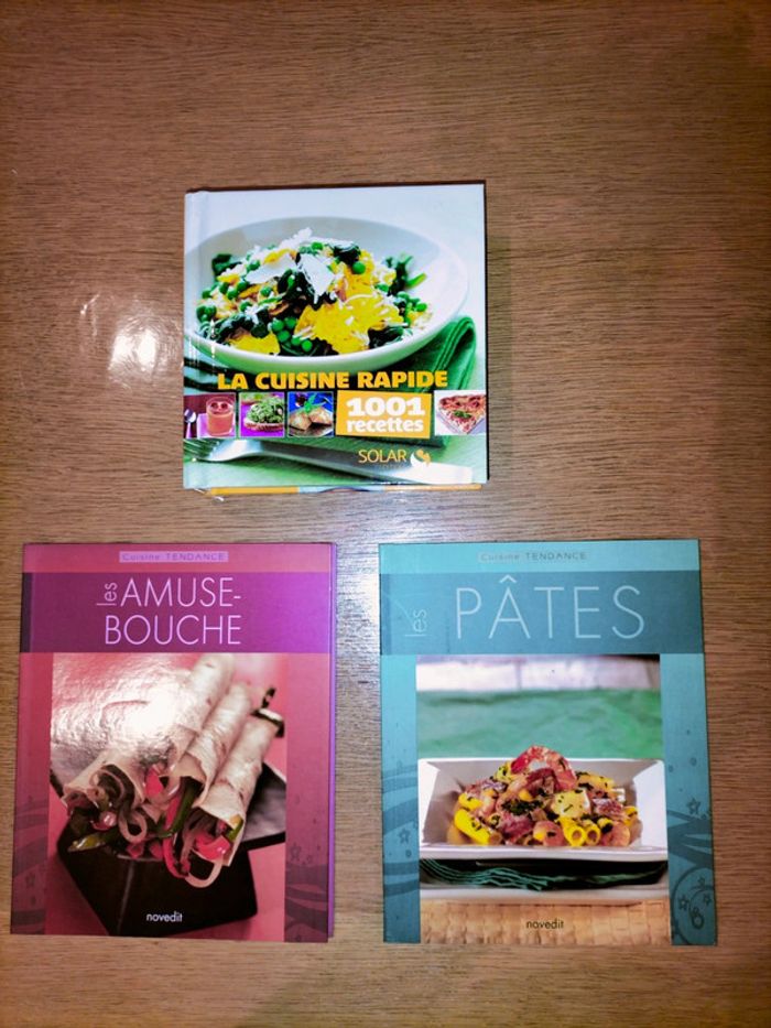 Lot livres de cuisine