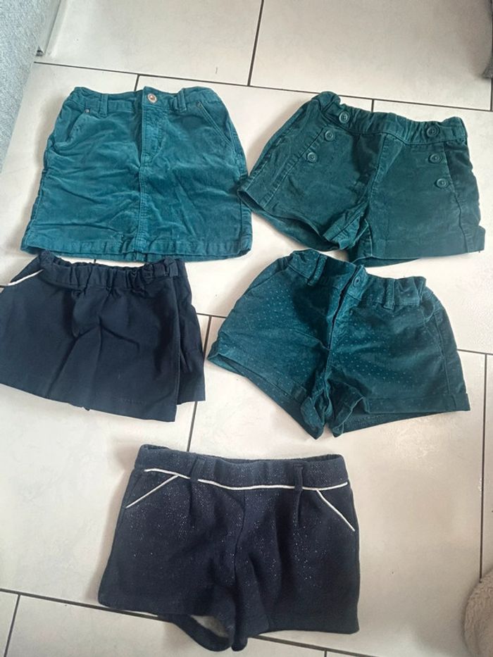 Lot de jupe et short okaidi / verbaudet