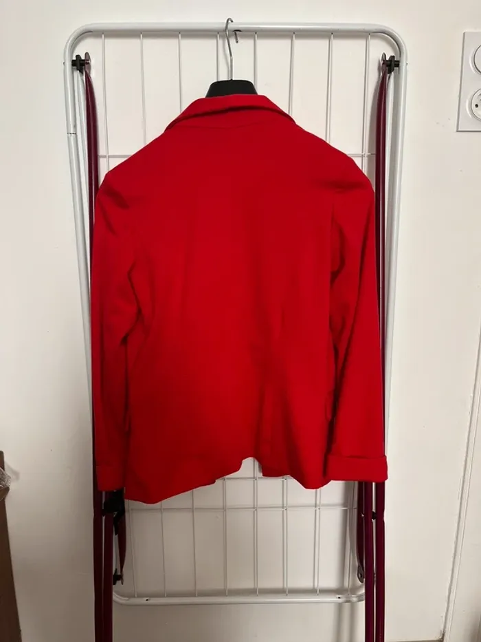 Veste blazer rouge - photo numéro 3