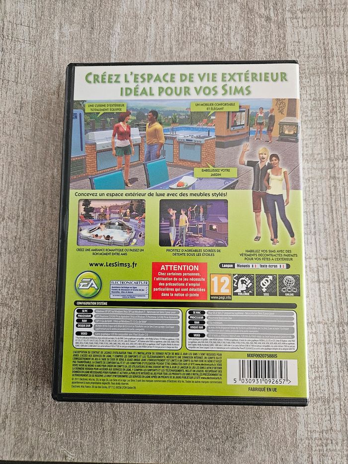 Jeu vidéo Sims 3 - kit Jardin de style - photo numéro 2