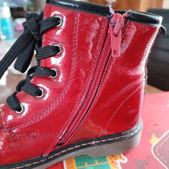 Bottines style Dr Marteens rouges pointure 29 Xti Kids - photo numéro 4
