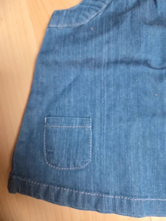 Robe en jean 3mois fille - photo numéro 3