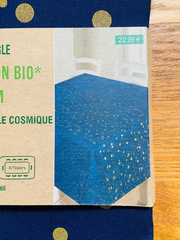 Nappe 150x250 en coton Bio - photo numéro 2