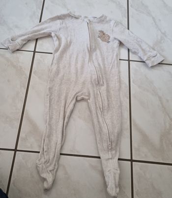 pyjama dors-bien beige mouton primark taille 6/9 mois