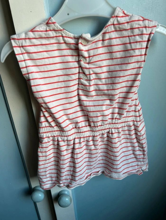 Robe d’été rayée Hello Happiness Kiabi 6 mois - photo numéro 3