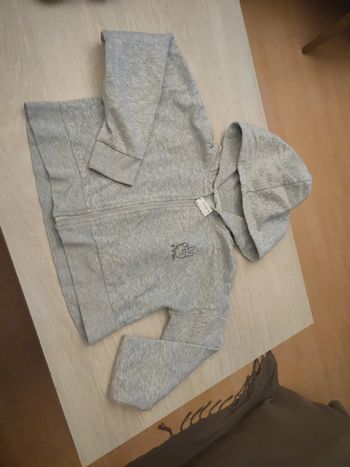 Sweat zippé crop top la halle 12 ans