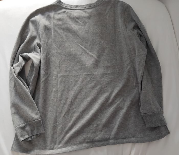 Pull brodé fleurs roses perles femme - photo numéro 3