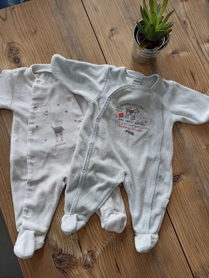 Lot de 2 pyjamas mixte naissance