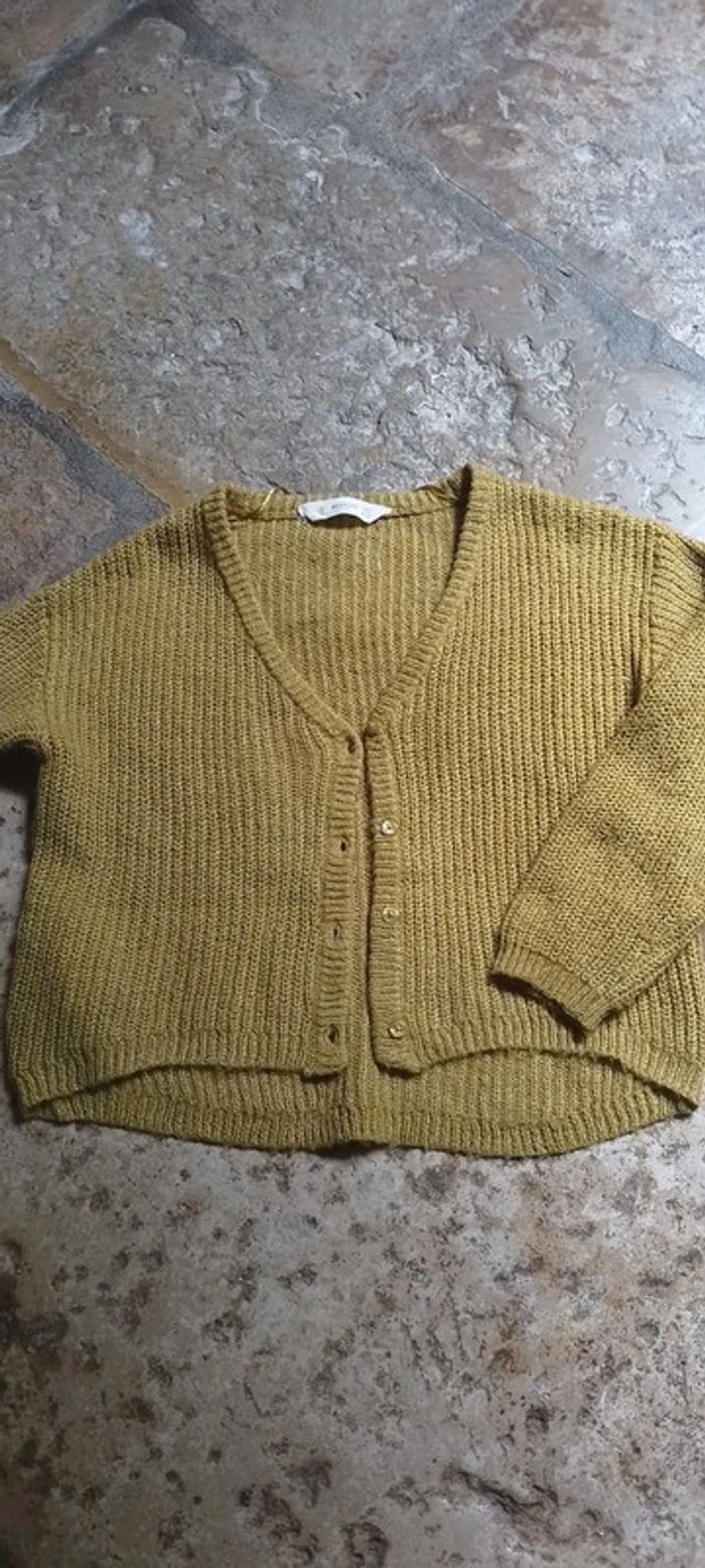 Veste gilet mourarde Mango enfant - photo numéro 3