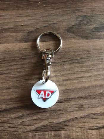 Porte-clés AD jeton de caddie