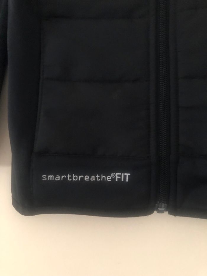 Gilet noir doré 6 ans Uhlsport chaud, intérieur polaire - photo numéro 2