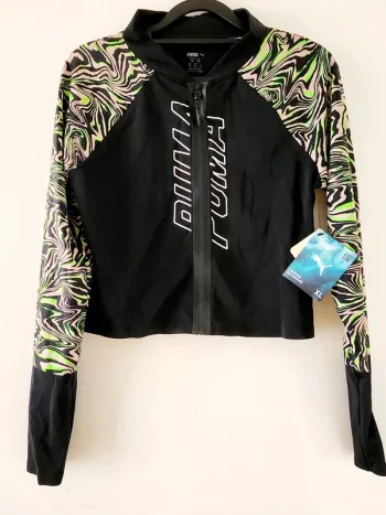 Veste sport PUMA Cropped Rashguard - Taille XL - Neuf avec étiquette