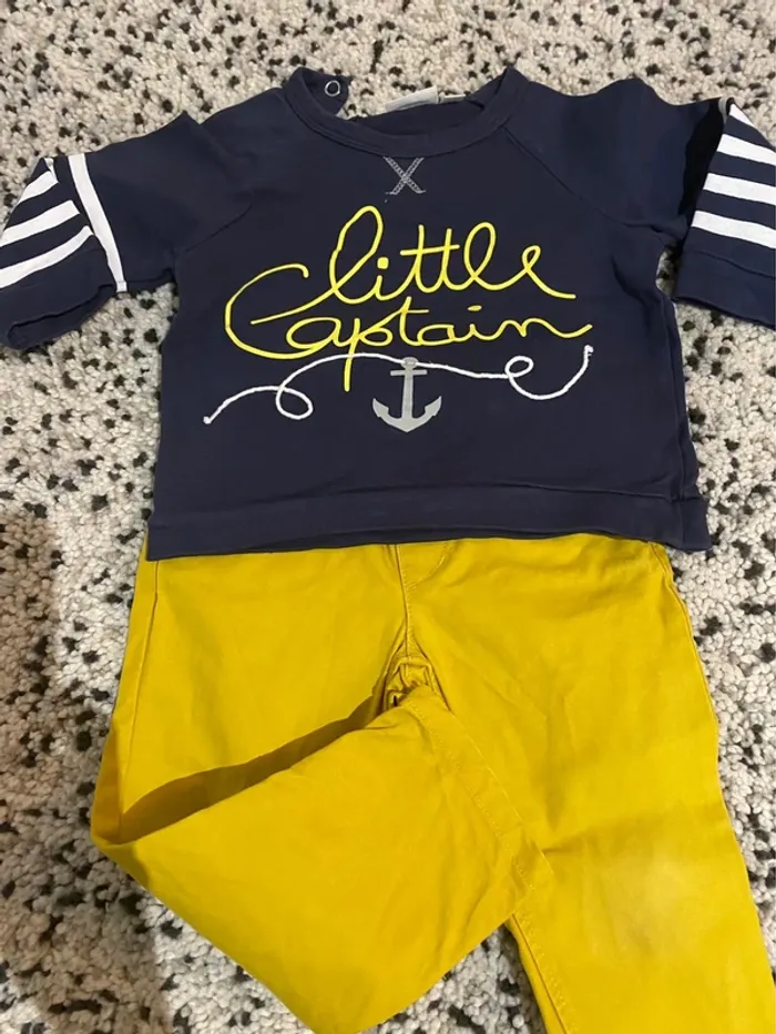 Sweat Vertbaudet 18 mois little captain - photo numéro 3