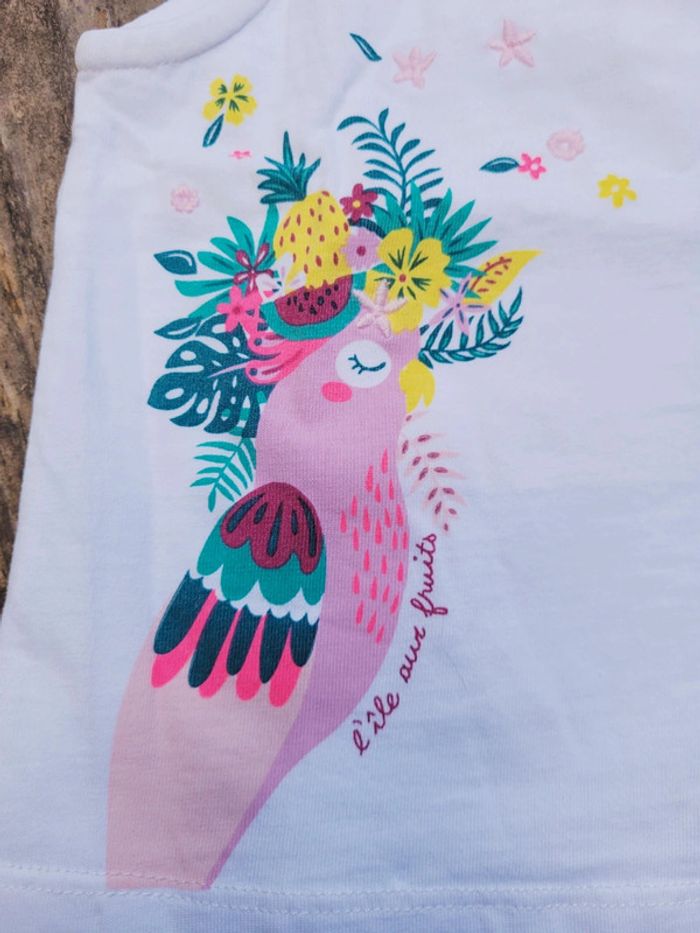 Magnifique ensemble 4 pièces Sergent Major, robe+ culotte+ tee-shirt+ bandeau, 12 mois (1ans) - photo numéro 7