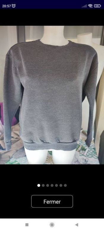 #kytieSfemme. Sweat manches longues taille S