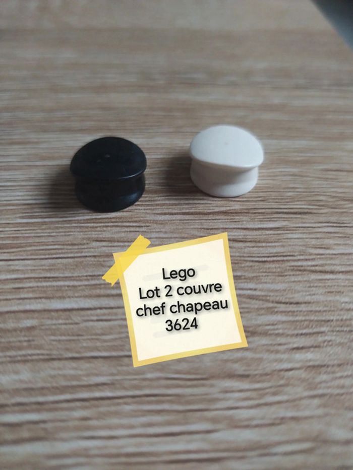 Lego lot 2 couvre chef chapeau 3624