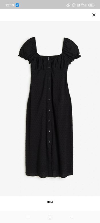 Robe midi noire