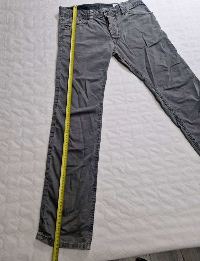 Pantalon chino homme , Diesel , gris , taille 40 - photo numéro 8