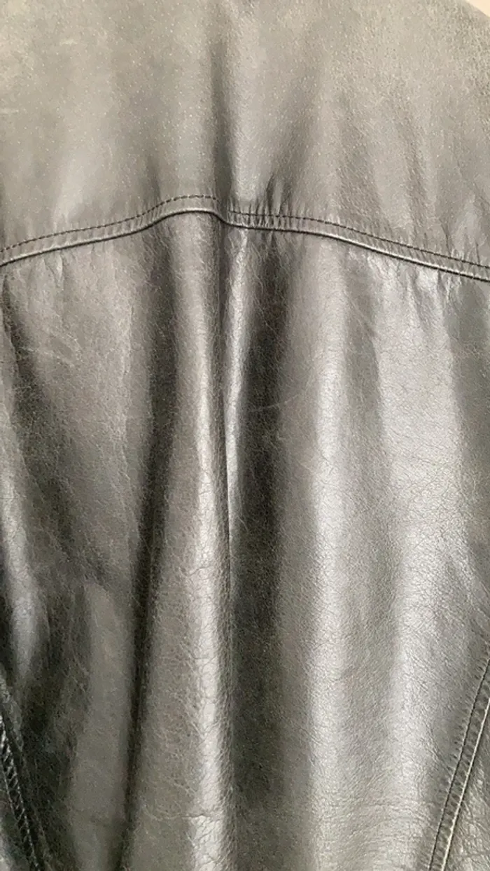 Blouson homme en cuir noir taille L Oakwood - photo numéro 16