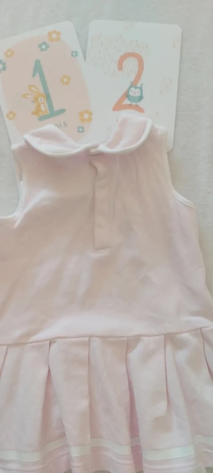 Robe jacadi été bébé fille 12 mois - photo numéro 8