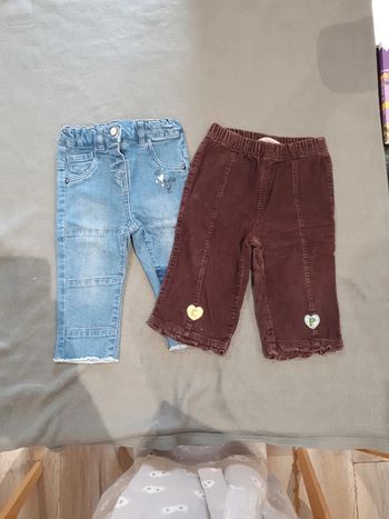 Lot de deux pantalons
