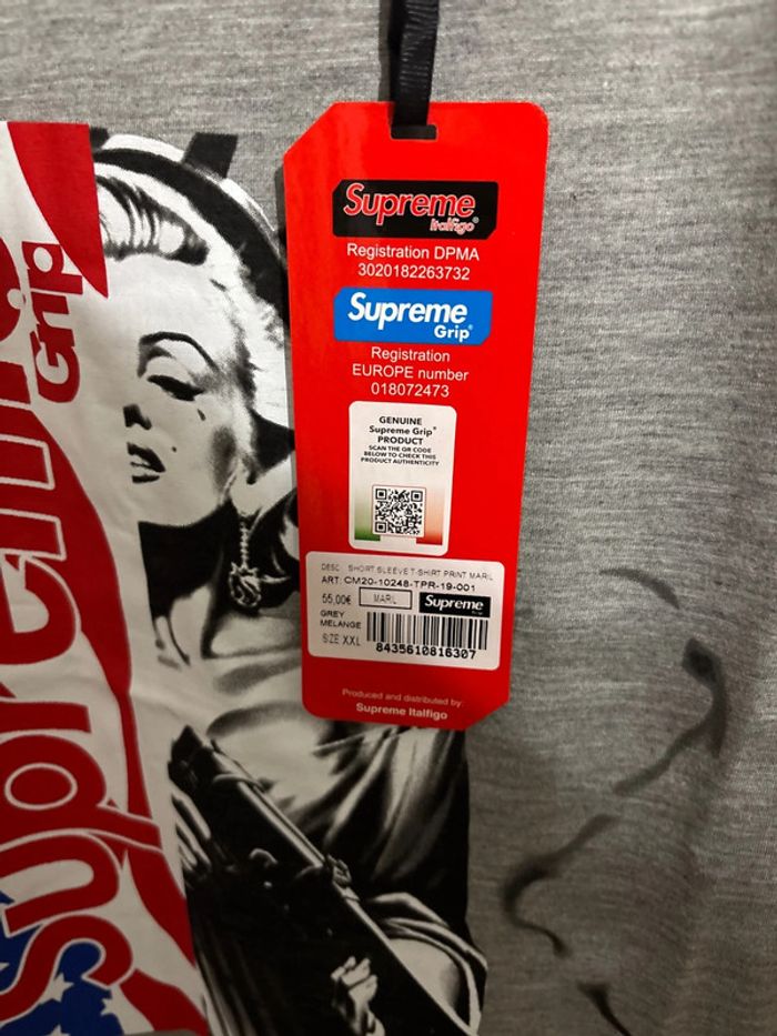 T-shirt suprême grip - photo numéro 2