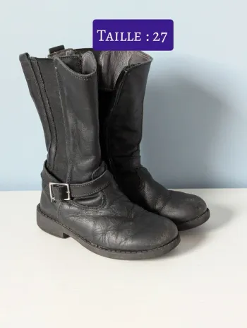 Bottes fille taille 27 Gémo