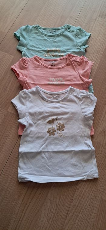 Lot de3 tee-shirts