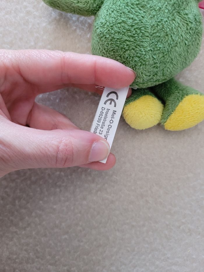 Peluche grenouille - photo numéro 3