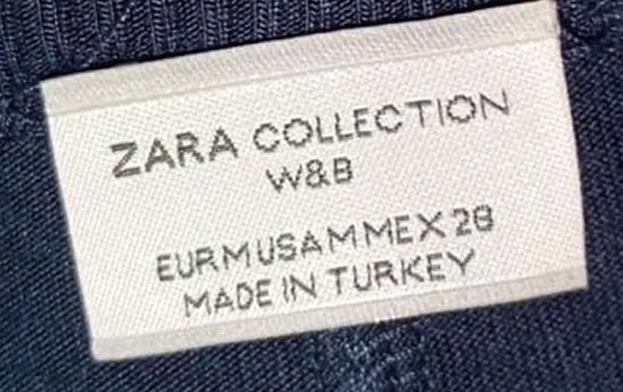 tee shirt bleu marine à fleurs marque Zara taille 38 état neuf - photo numéro 3