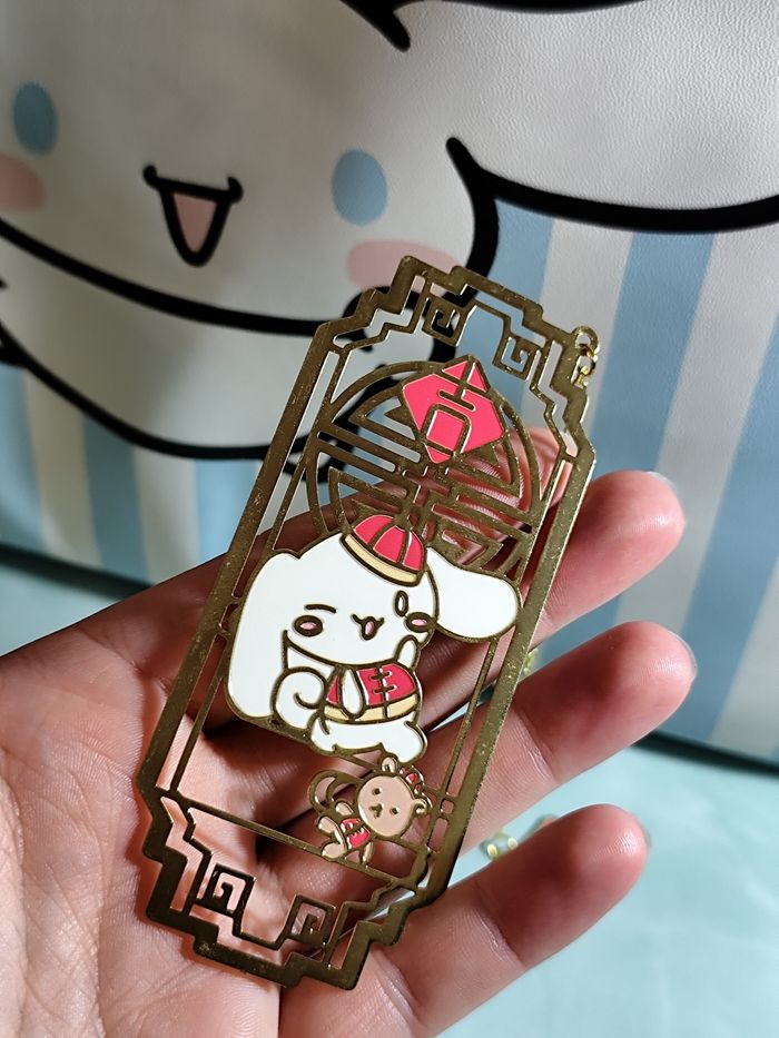 marque page en métal sanrio kawaii Cinamorole - photo numéro 2