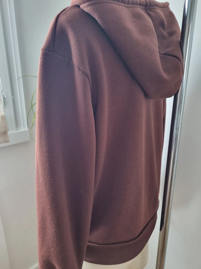 Veste à capuche zippe marron - photo numéro 10
