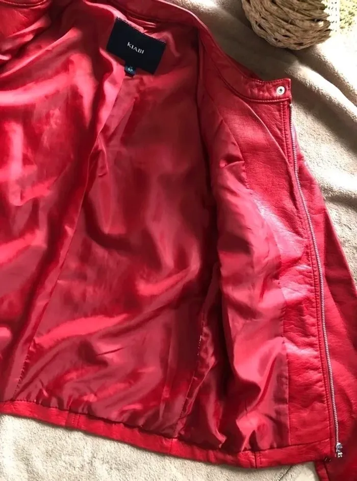 Veste femme rouge Kiabi - photo numéro 5