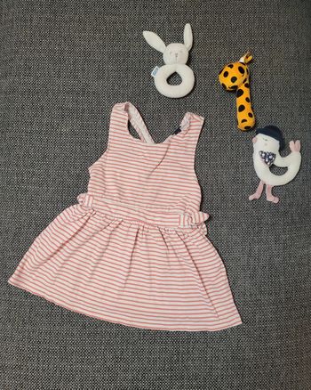 Robe d'été à dos croisé 3 ans