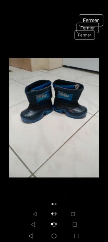 Bottes de neige taille 21