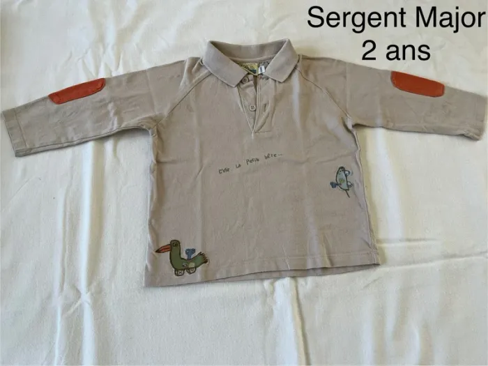 Polo sergent Major 2 ans