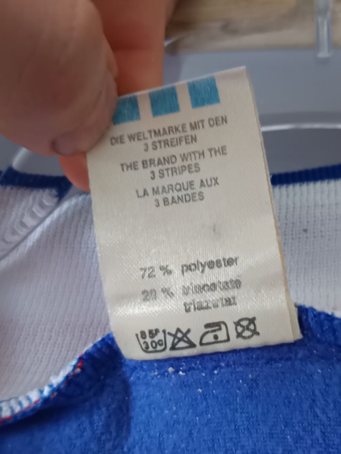 Maillot foot homme Adidas équipe de France vintage - photo numéro 8