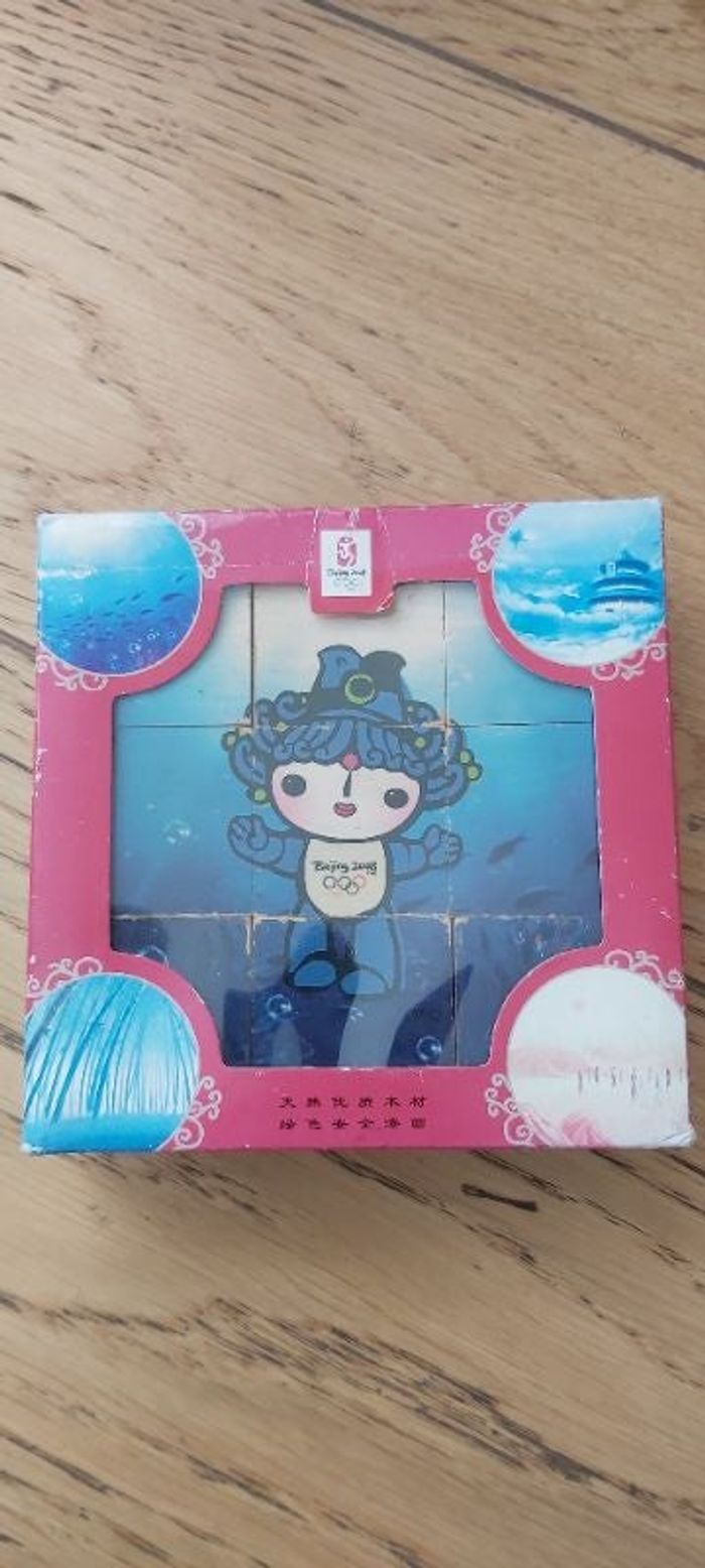 Puzzles sur Cubes en Bois