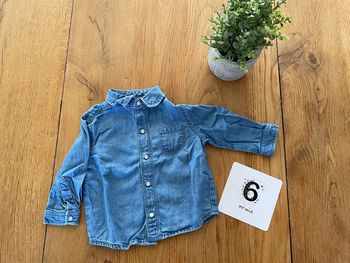 Chemise en jeans bout chou 6 mois
