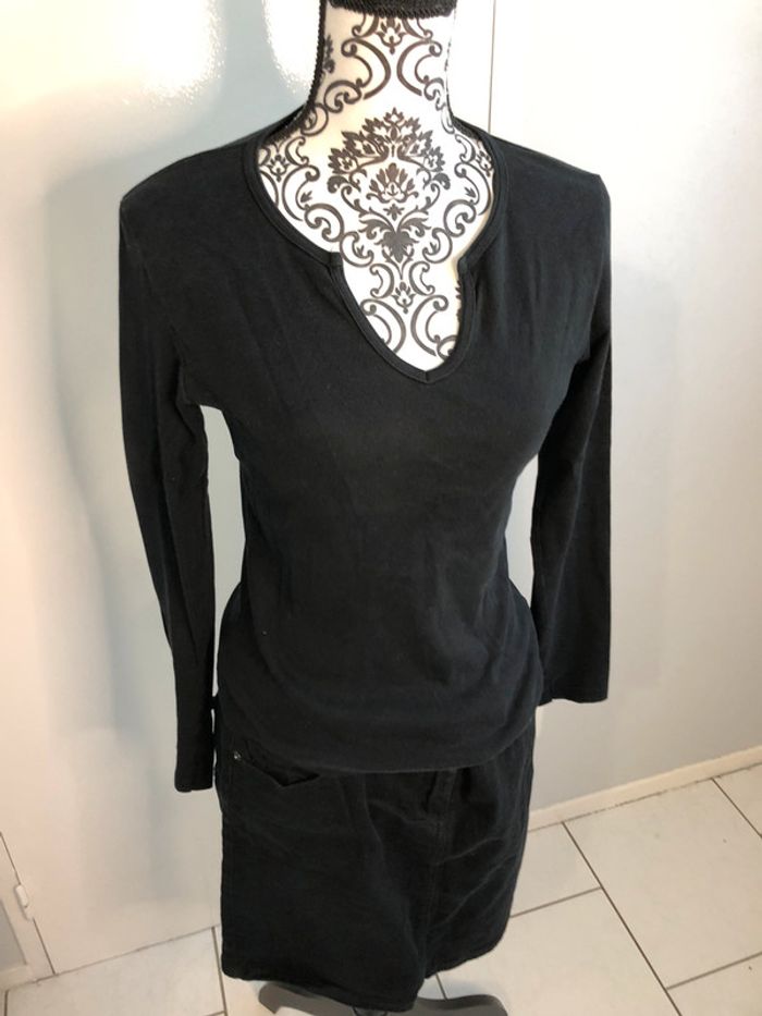 Teeshirt manches longues soft grey taille 38-40 - photo numéro 2