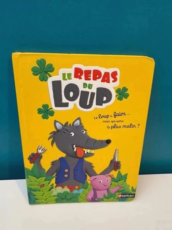 Livre animé le repas du loup