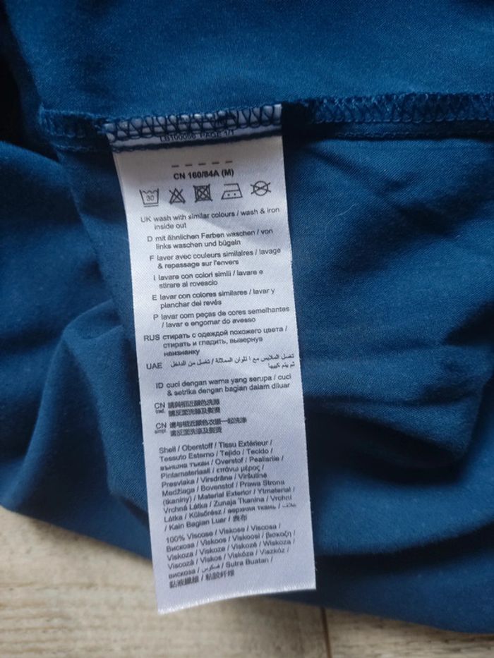 Blouse manches longues bleu marine à pois blancs taille 38 Esprit - photo numéro 11