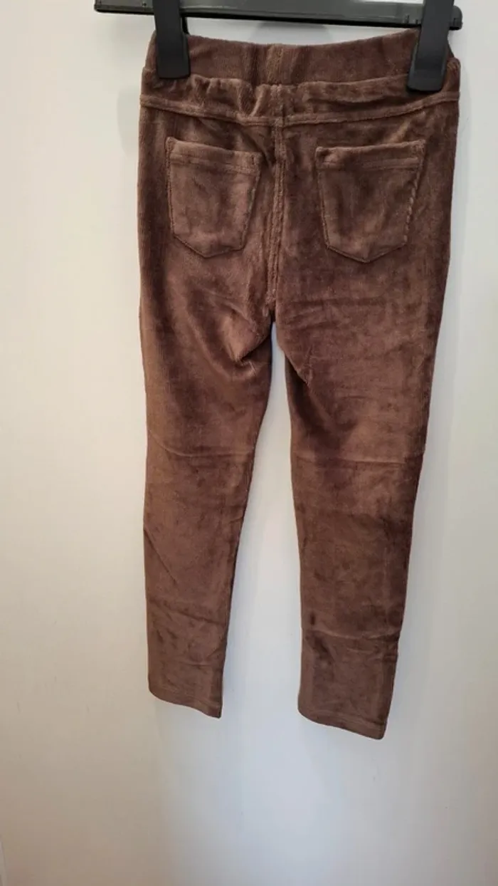 Pantalon élastique velours Taille 128cm - photo numéro 3
