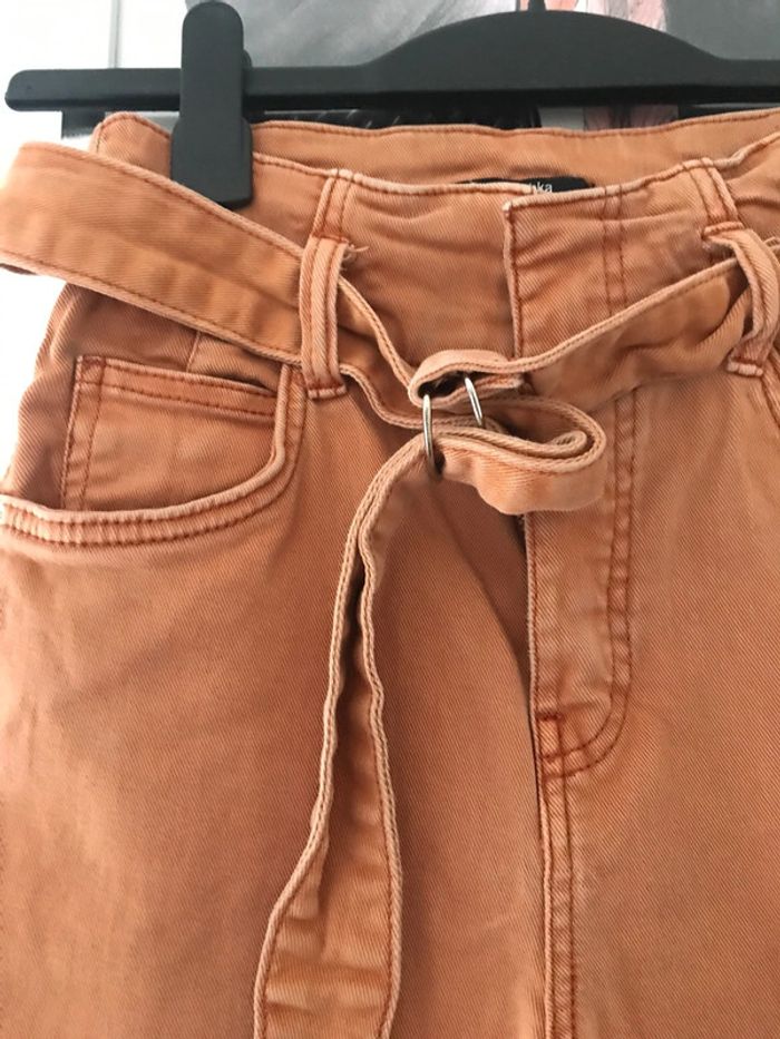 Jean carotte taille haute Bershka 36 - photo numéro 5