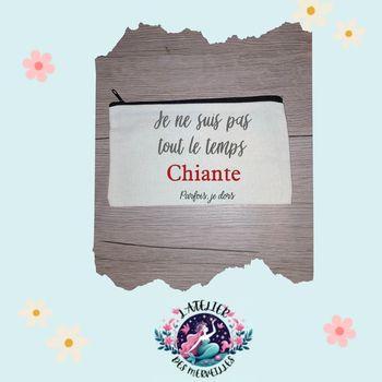 Pochette chiante beige