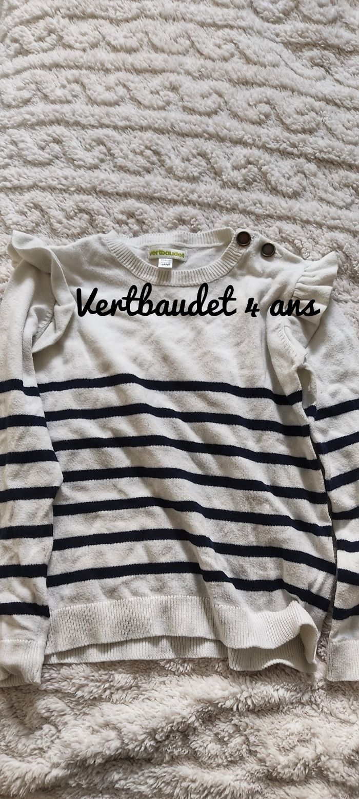 Pull Vertbaudet 4 ans