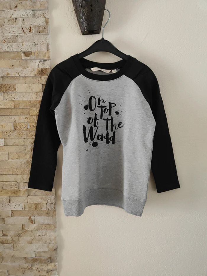 Sweat noir et gris