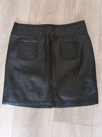 Jupe imitation cuir 36