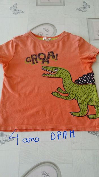 T -shirt manches courtes 4 ans DPAM