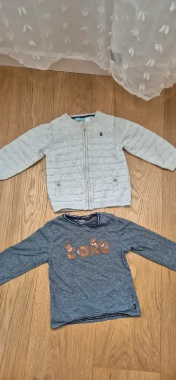 Un gilet et un t shirt